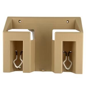 Vintage 70s Rubbermaid Broom & Mop Holder Dust Pan Wall Mount Organizer